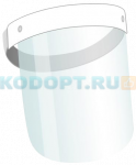 Экран-маска защитная для лица (немедицинская) White, упаковка 10 шт