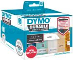 Этикетки адресные для принтеров DYMO Label Writer, стойкие к разрыву, 25 мм х 25 мм, 1700 штук Белый, (1 шт/уп) (DYMO1933083)