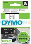 Картридж с виниловой лентой D1 для принтеров DYMO Label Manager, пластик, черный шрифт, 9 мм х 7 м Белый, (5 шт/уп) (DYMO40913)