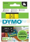 Картридж с виниловой лентой D1 для принтеров DYMO Label Manager, пластик, черный шрифт, 9 мм х 7 м Желтый, (5 шт/уп) (DYMO40918)