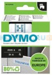 Картридж с виниловой лентой D1 для принтеров DYMO Label Manager, пластик, голубой шрифт, 9 мм х 7 м Белый, (5 шт/уп) (DYMO40914)