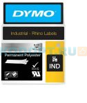 Картридж c полиэстровой лентой для принтеров DYMO Rhino, черный шрифт, 5.5 м х 9 мм Металлик (DYMO18485)