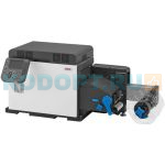 Принтер этикеток Электрографический принтер для печати этикеток OKI Pro1050, CMYK, белый тонер